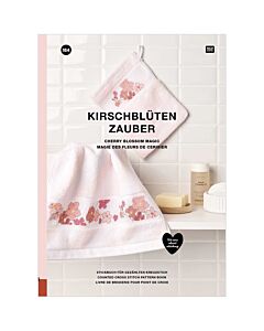 Rico Design borduurboekje Magie van kersenbloesem - Kirschblütenzauber  Nr.184 met borduurpatronen.