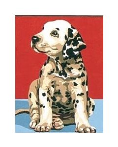 Seg de Paris voorbedrukt stramien dalmatiers pup in halve kruissteek 9213.47D