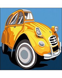 Seg de Paris voorbedrukt stramien gele eend in halve kruissteek 9223.17