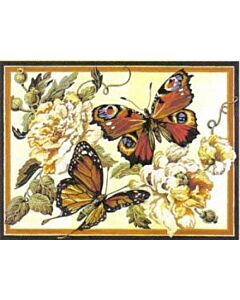 Voorbedrukt stramien vlinders om te borduren seg de paris 926.64