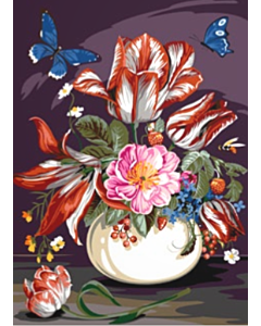 Voorbedrukte stramien boeket van Seg de Paris