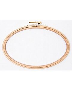 Houten ovale borduurring  22.5cm x 14.8cm Rico Design nr 95311.00.00