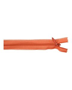 Blinde rits 40cm kl.987 donker oranje
