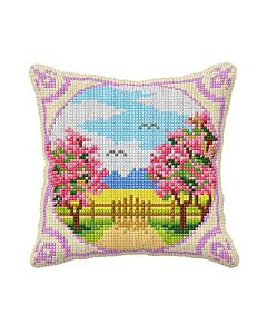 Orchidea borduurkussenpakket lente 99044 voorbedrukt