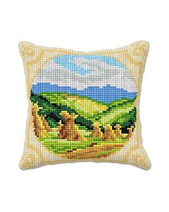 Orchidea borduurkussenpakket zomer 99045 voorbedrukt