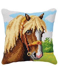 Orchidea borduurkussenpakket paard 99051 voorbedrukt