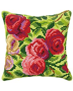 Orchidea borduurkussenpakket rozen 99084 voorbedrukt