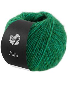 Lana Grossa Airy kleur 5 (donkergroen/blauw gevlamd)