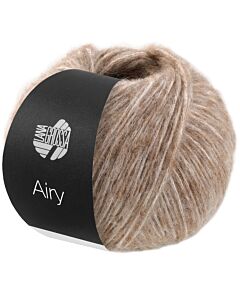 Lana Grossa Airy kleur 8 (lichtbruin)