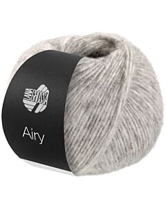 Lana Grossa Airy kleur 12 (lichtgrijs)