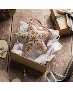 Anchor borduurpakket ster hanger voorbedrukt