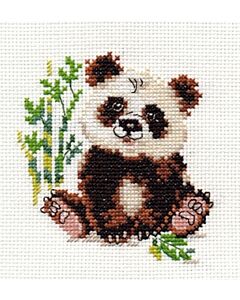 Borduurpakket panda om te borduren telpatroon alisa  00-145