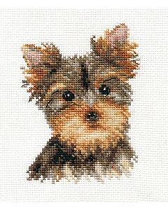 Borduurpakket Yorkshire Terrier van Alisa