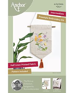 Anchor vrij borduurpakket bloemen wandhanger DFC006 