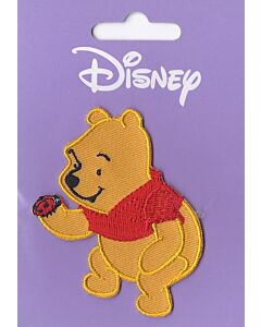 Winnie de Poeh met kapoentje applicatie van Disney. 