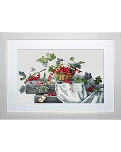 borduurpakket telpatroon Red currants van Luca-s