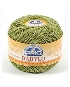 DMC Babylo nr10 kl gemeleerd mosgroen 50gram
