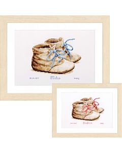 Babyschoentjes om te borduren Vervaco pn-0162101