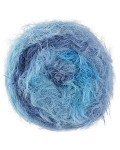 Lana Grossa Basta Mista kleur 110 (blauw mix)