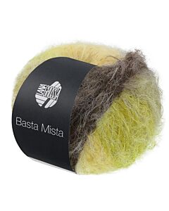 Lana Grossa Basta Mista kl.117 (groen geel bruin)