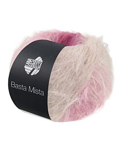 Lana Grossa Basta Mista kl.125 (wit paars)