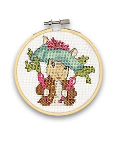 Crafty Kit borduurpakket Benjamin konijn beatrix-021 telpatroon incl. borduurring