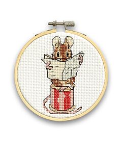 Crafty Kit borduurpakket Timmy willie beatrix-027 telpatroon incl. borduurring