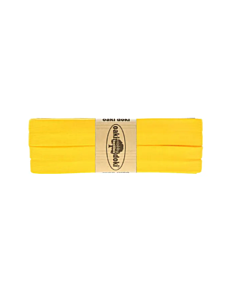 Oaki Doki jersey/tricot biaisband 20mm kl.711 geel gevouwen afmeting.