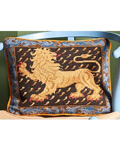 Ehrman borduurkussenpakket leeuw/black lion