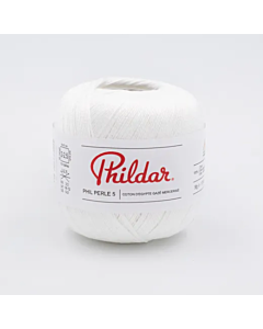 Phildar Phil Perle 5 kl.Blanc