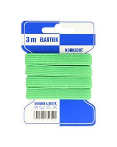 Blauwe kaart elastiek groen