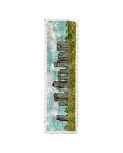 Crafty Kit borduurpakket boekenlegger boekenplanken BM-012 telpatroon