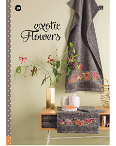 Rico Design borduurboek exotie flowers 157 met borduurpatronen
