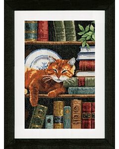 Boekenrek met kat vervaco pn-0158440