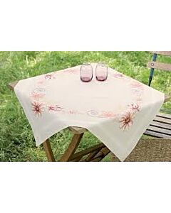  boeket met magnolia tafelkleed om te borduren