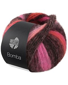 Lana Grossa Bomba kleur (roze/paars/rood)