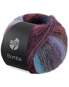 Lana Grossa Bomba kleur (roze/paars/rood)
