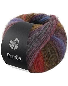 Lana Grossa Bomba kleur 5 (blauw/groen/paars