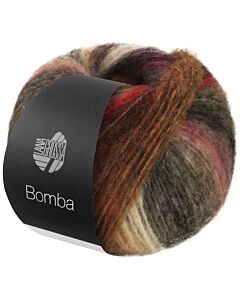 Lana Grossa Bomba kleur 7 (groen/blauw/oranje