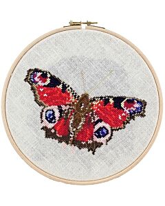 Pako borduurpakket vlinder 212.352 borduren op linnen