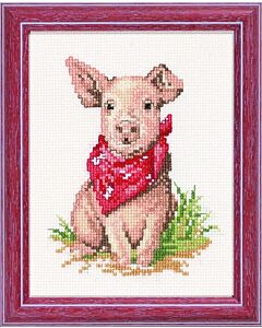 Pako borduurpakket grappig varkentje 210.810 borduren