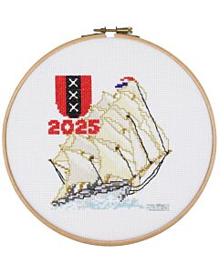 Pako borduurpakket Jubileum Sail en Amsterdam 212.361 telpatroon