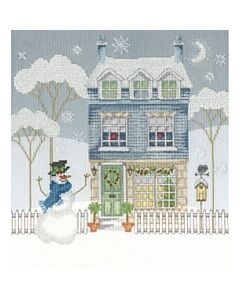 Bothy Threads Borduurpakket Jane Sunner - Winter Waddle XJS03 met telpatroon