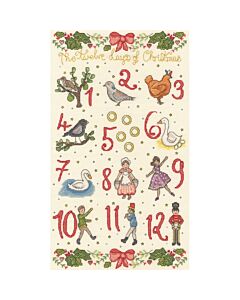 Bothy Threads borduurpakket 12 dagen voor kerst XLU02 telpatroon.
Borduurpakket Love Lucy Illustrations - Five Gold Rings