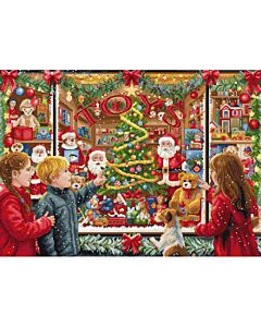 Letistitch borduurpakket Santa and Friends L8082 telpatroon