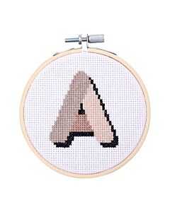 Borduurpakket alfabet van Rico Design 100124