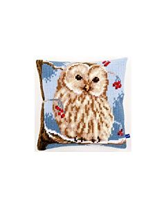 Borduurpakket borduurkussen Winteruil Vervaco PN-0155143 