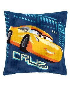 Borduurpakket Disney Cruz Cars kruissteekkussen  voorbedrukt Vervaco pn-0166448