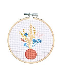 Borduurpakket droogbloemen van rico Design 100126