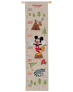 Borduurpakket groeimeter A woodsy adventure van de Mickey Mouse Vervaco pn-0167666